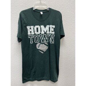 3 for $15 Promo - Home Town Football Shimmer Glitter Heart Novelty T Shirt Small